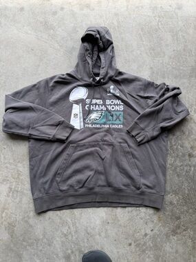 Men’s XXL Nike Philadelphia Eagles Super Bowl Hoodie